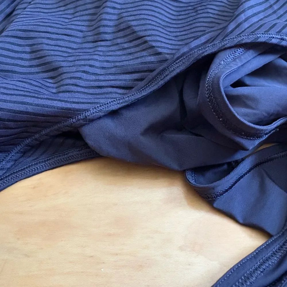 Lululemon RARE Tank Top two in one, Dark Blue Size XS